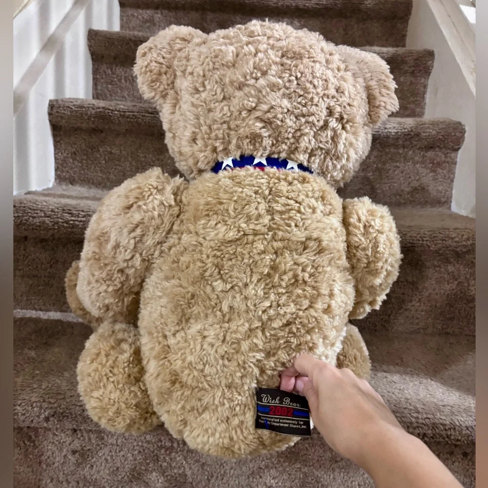 Vintage Gund 2002 Wish Bear 100th Anniversary Large Plush Stuffed Teddy Bear Y2K
